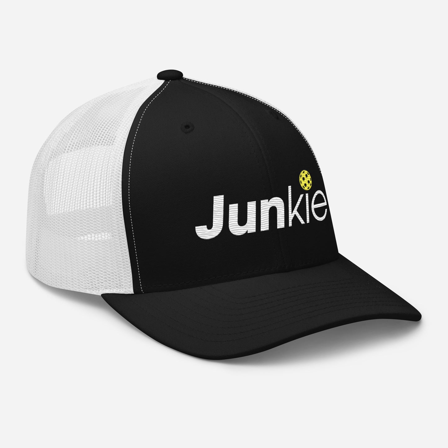 Pickleball Junkie Embroidered Pickleball Trucker Hat