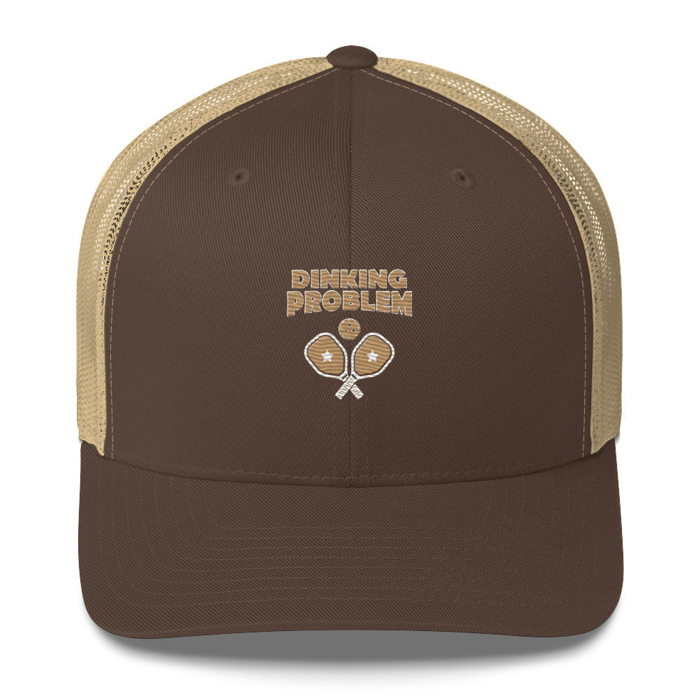 Dinking Problem Funny Embroidered Pickleball Trucker Hat