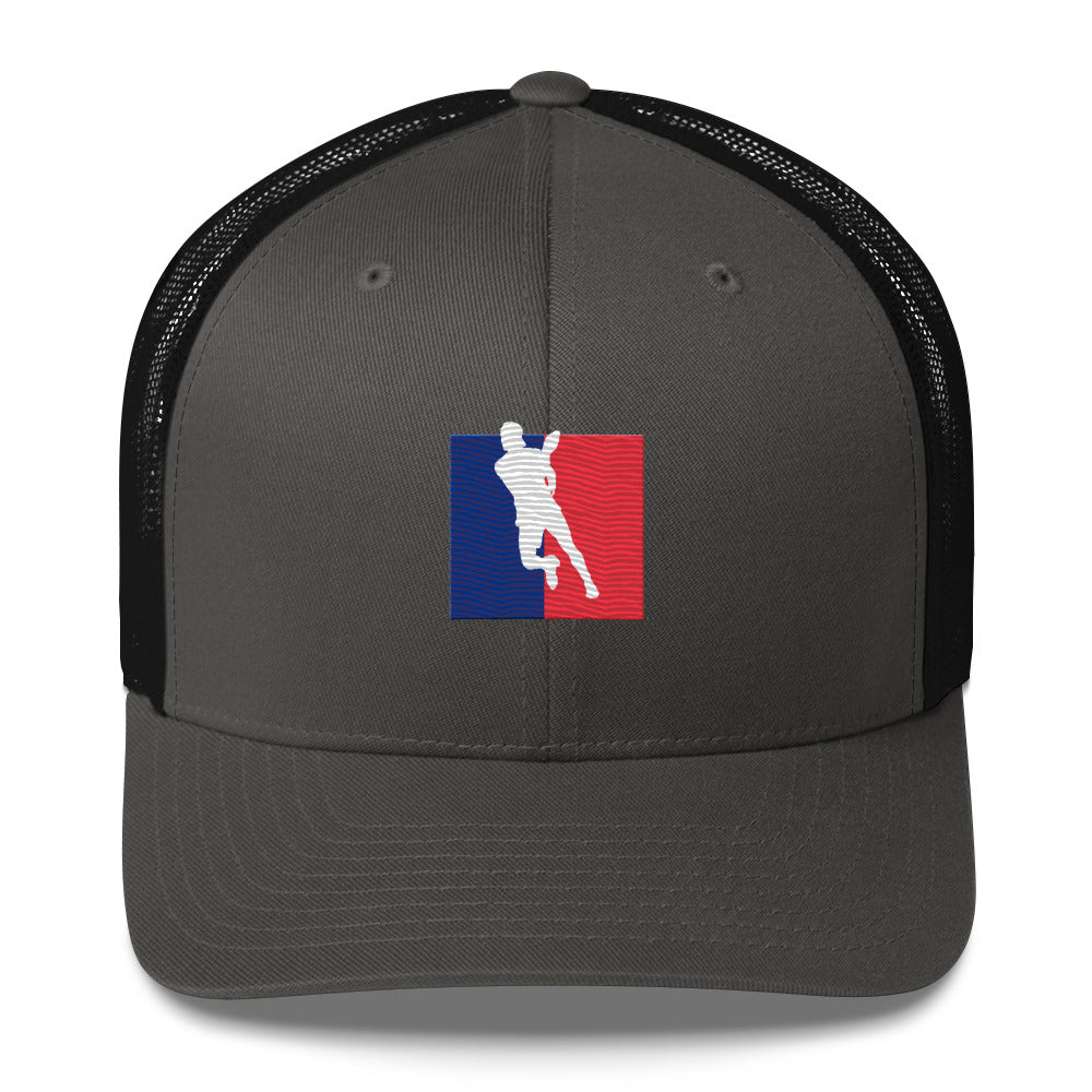Pickleball Player Logo Embroidered Pickleball Trucker Hat
