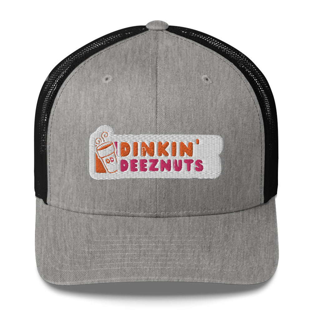 Dinkin' Deeznuts Funny Embroidered Pickleball Trucker Hat | Dinking
