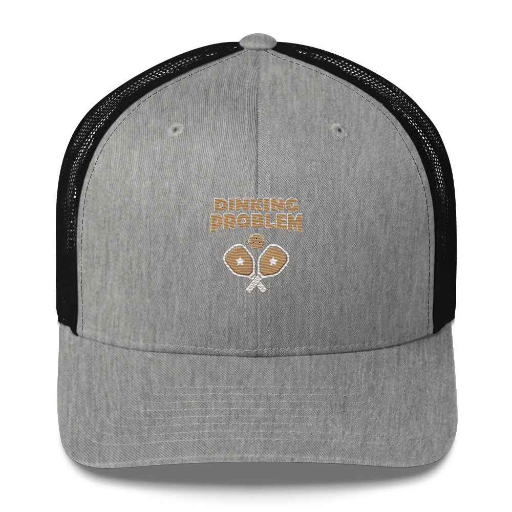 Dinking Problem Funny Embroidered Pickleball Trucker Hat