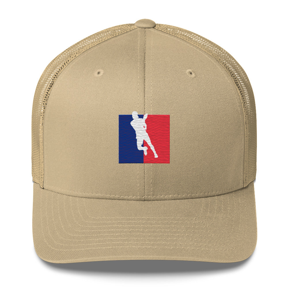 Pickleball Player Logo Embroidered Pickleball Trucker Hat