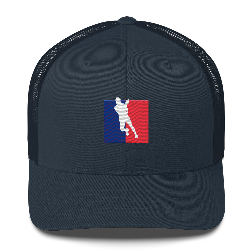 Pickleball Player Logo Embroidered Pickleball Trucker Hat
