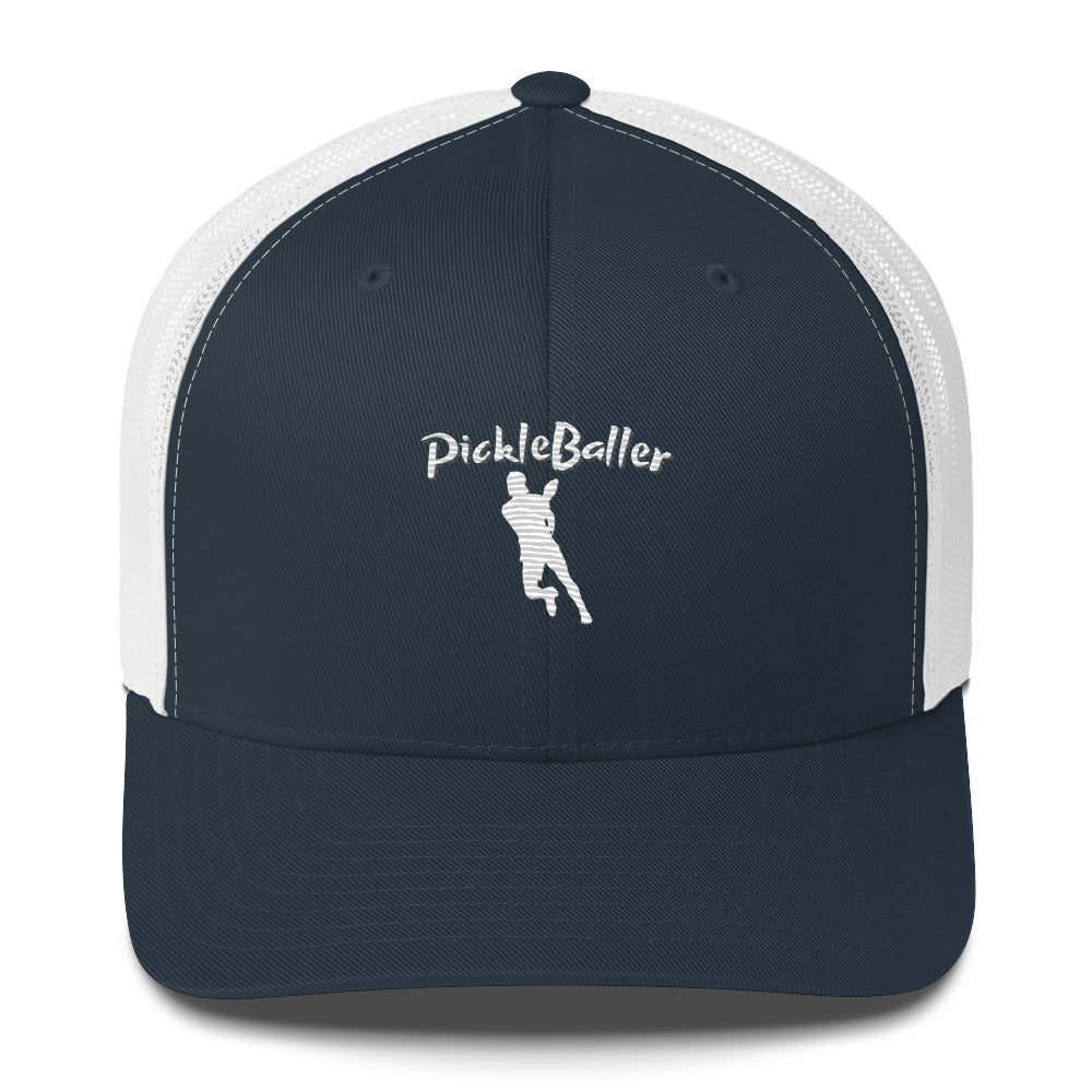 PickleBaller Embroidered Pickleball Trucker Hat
