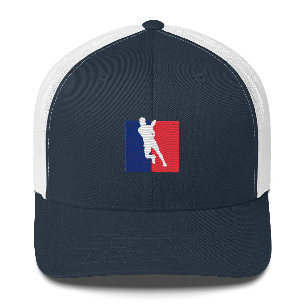 Pickleball Player Logo Embroidered Pickleball Trucker Hat