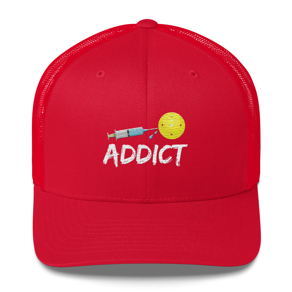 Gorgeous Pickleball Addict Embroidered Pickleball Trucker Hat