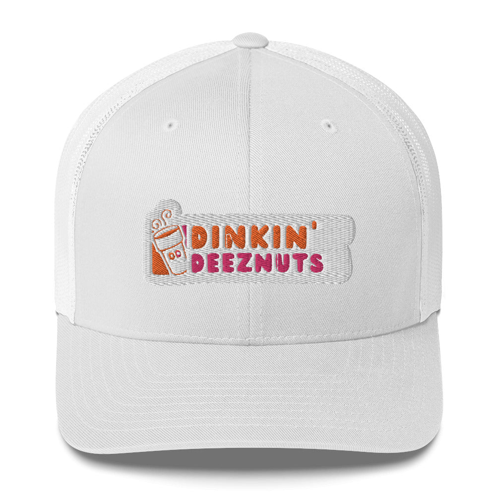 Dinkin' Deeznuts Funny Embroidered Pickleball Trucker Hat | Dinking