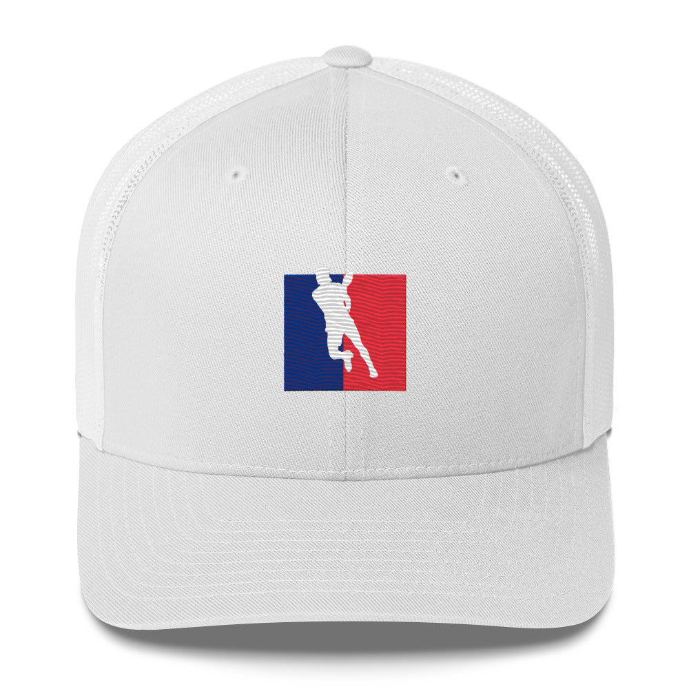 Pickleball Player Logo Embroidered Pickleball Trucker Hat