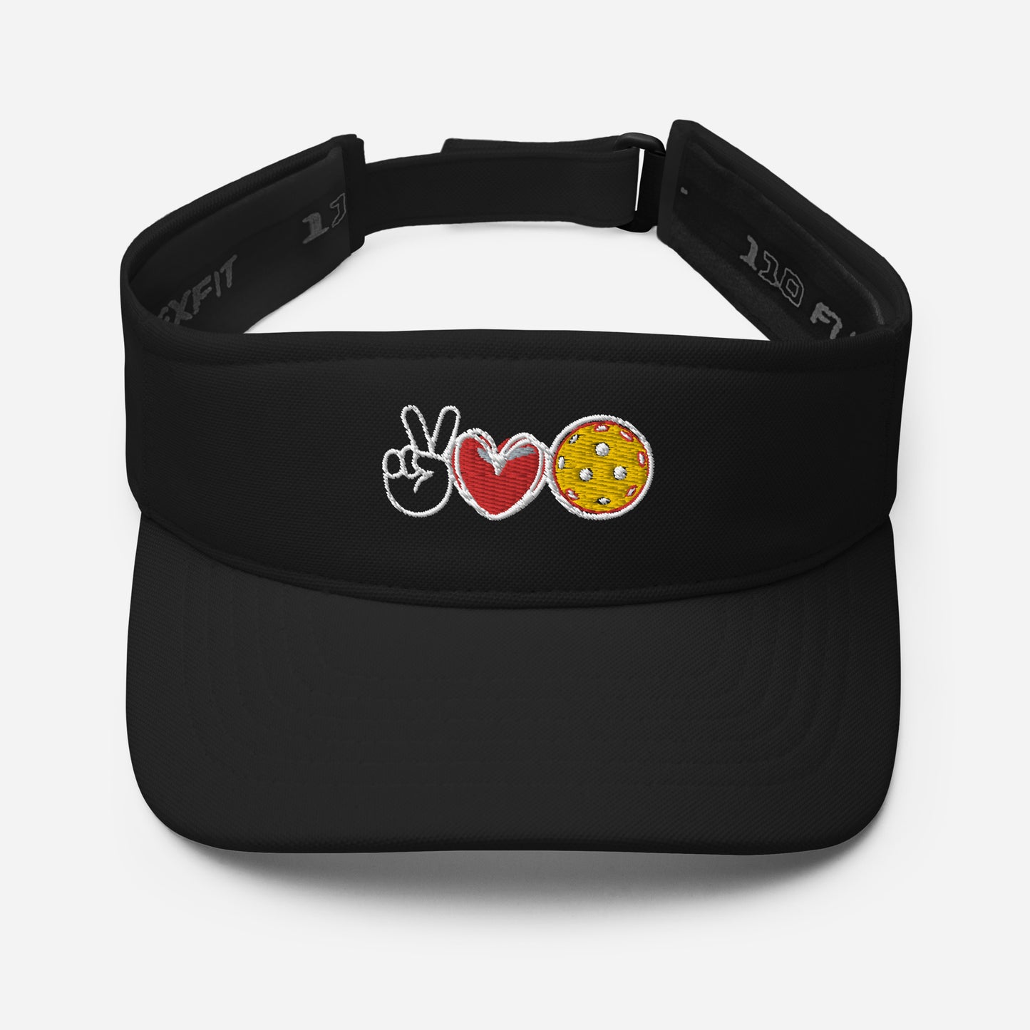 Super cute and stylish Peace, Love, Pickleball Embroidered Pickleball Visor