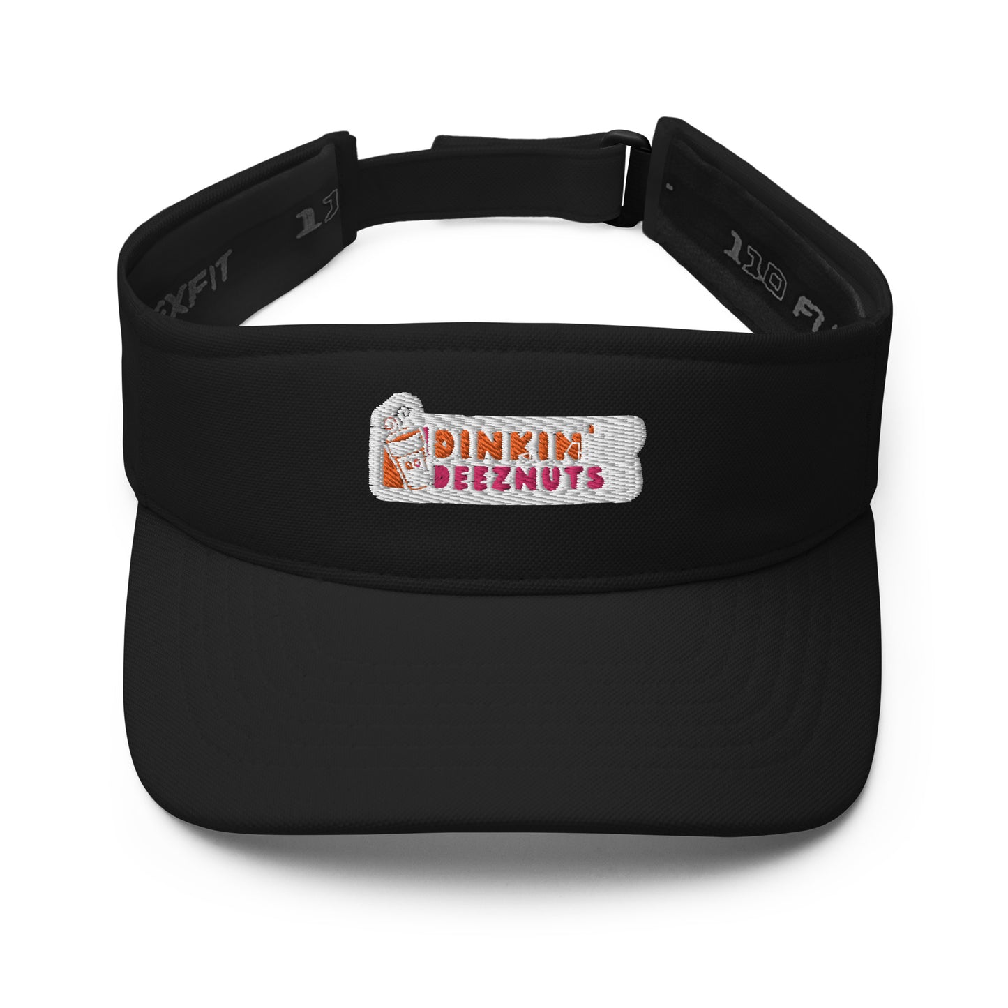 Humorous yet super stylish Dinkin' Deeznuts Embroidered Pickleball Visor