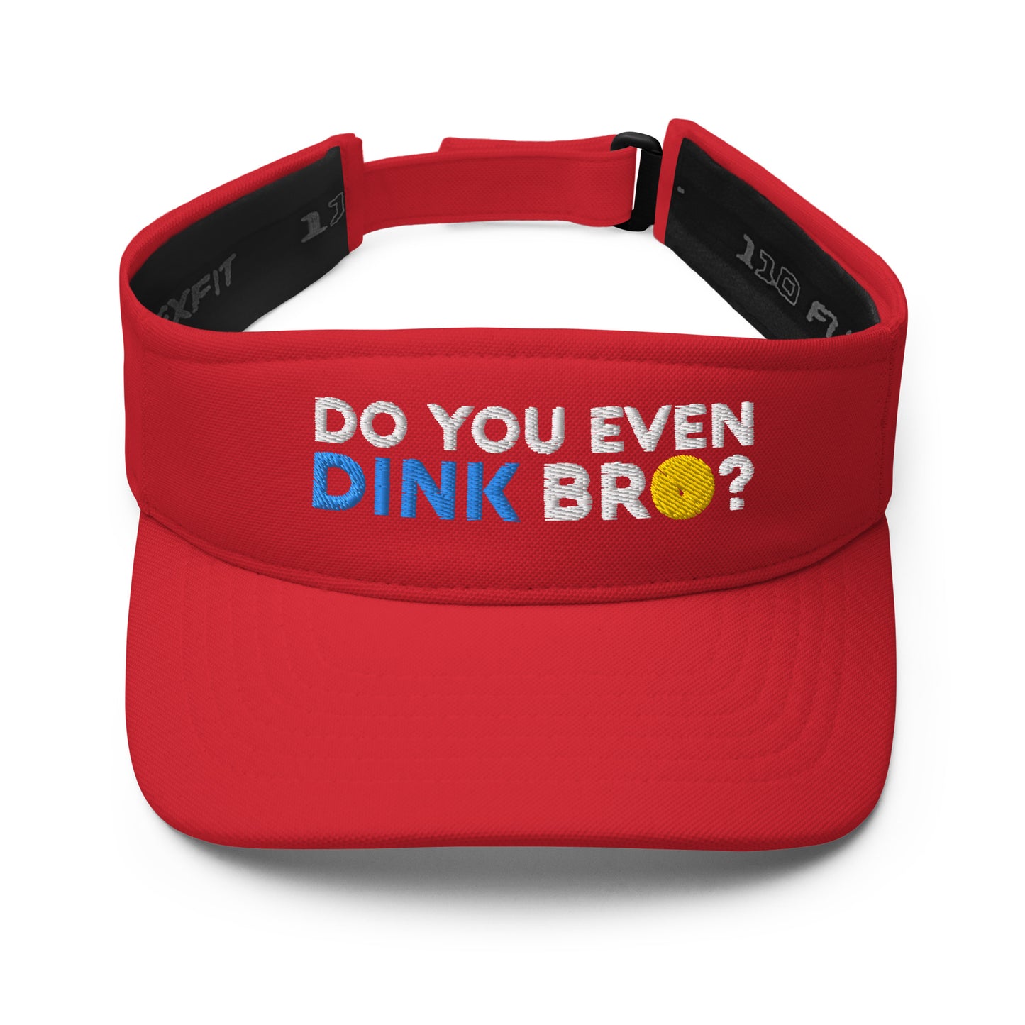 Do You Even Dink Bro? Funny Embroidered Pickleball Visor