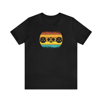 Unisex Tropical Pickleball Sunset Gorgeous Premium T-Shirt