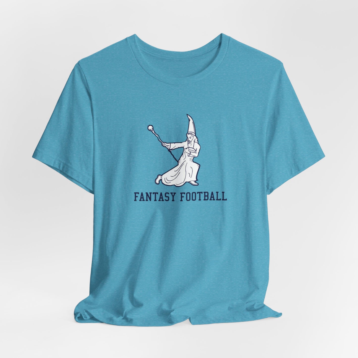 Fantasy Football Wizard Funny Unisex Premium T-Shirt