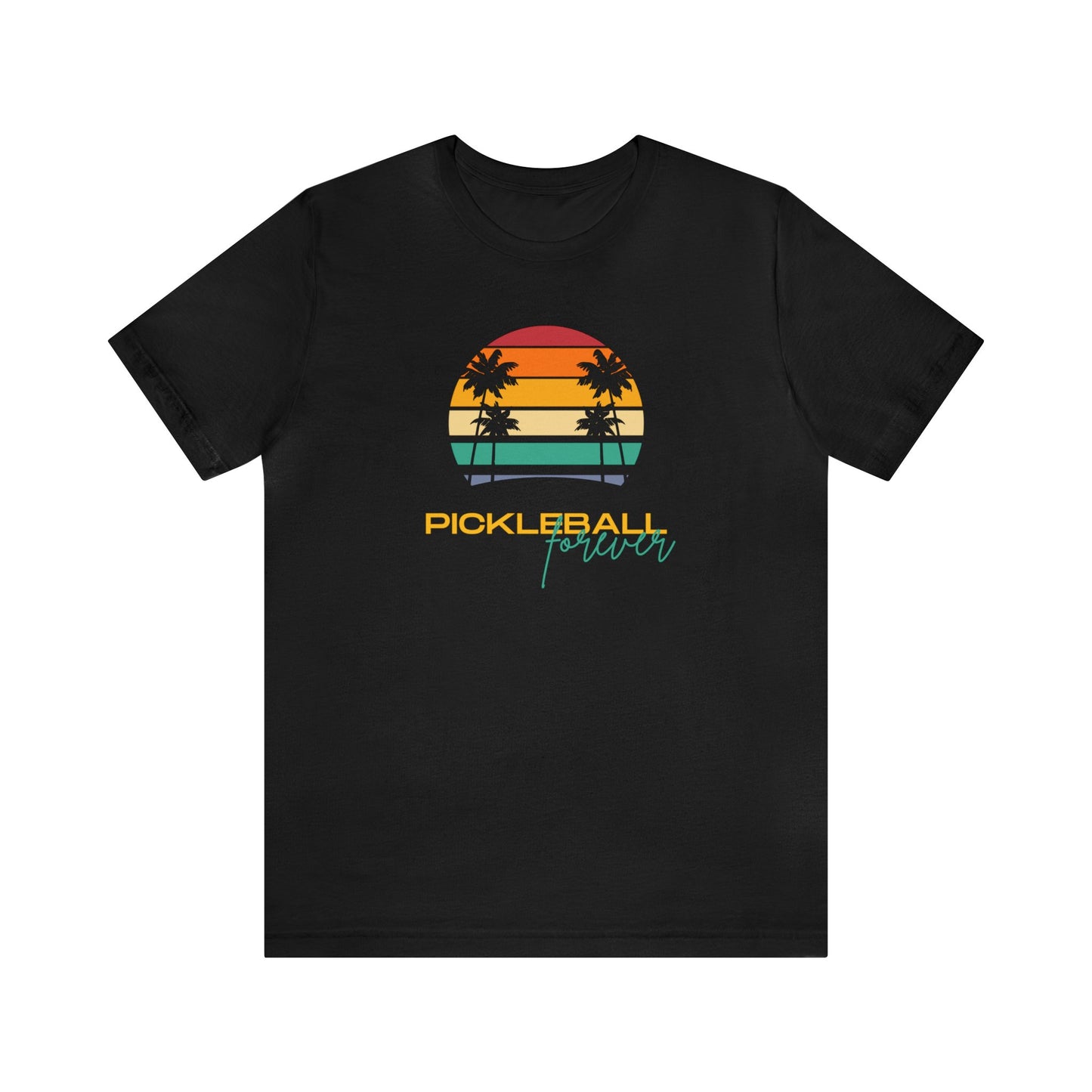 Unisex Pickleball Forever Gorgeous Premium Sunset T-Shirt