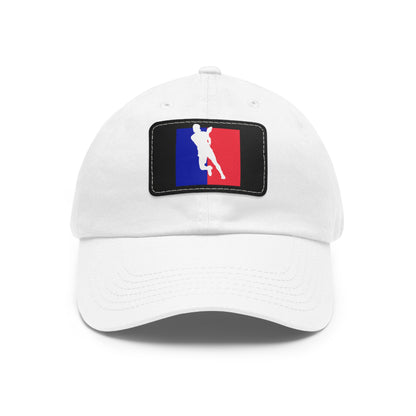 Pickleball Player Logo Hat (printed with leather patch)