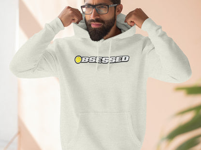 Stylish Unisex Obsessed With Pickleball Premium Pullover Hoodie