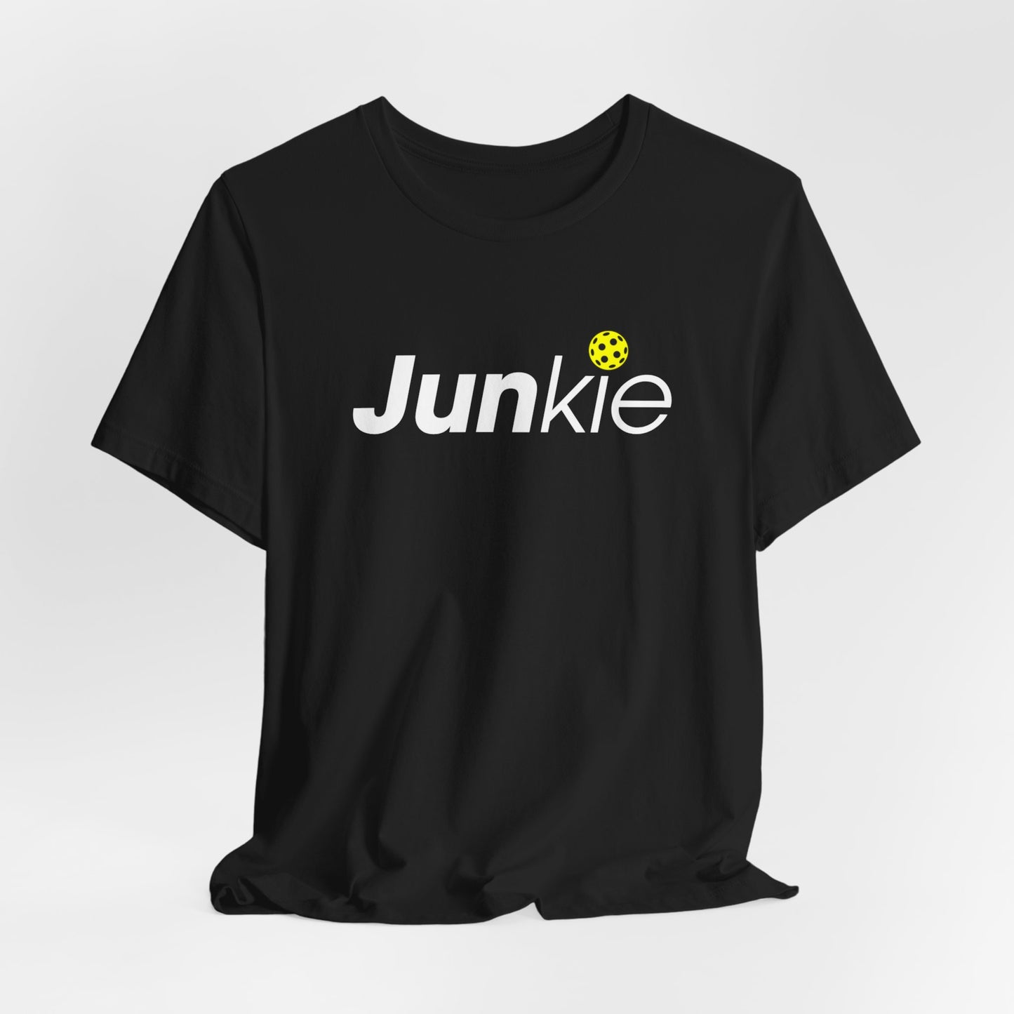 Our stylish, fresh Pickleball Junkie Unisex Premium Pickleball T-Shirt