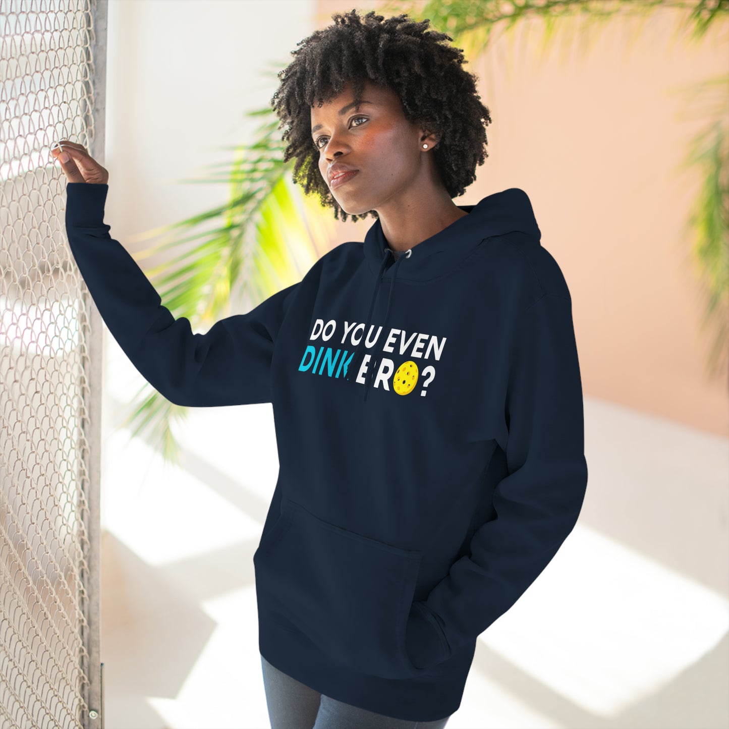 Unisex Do You Even Dink Bro? Premium Pickleball Pullover Hoodie