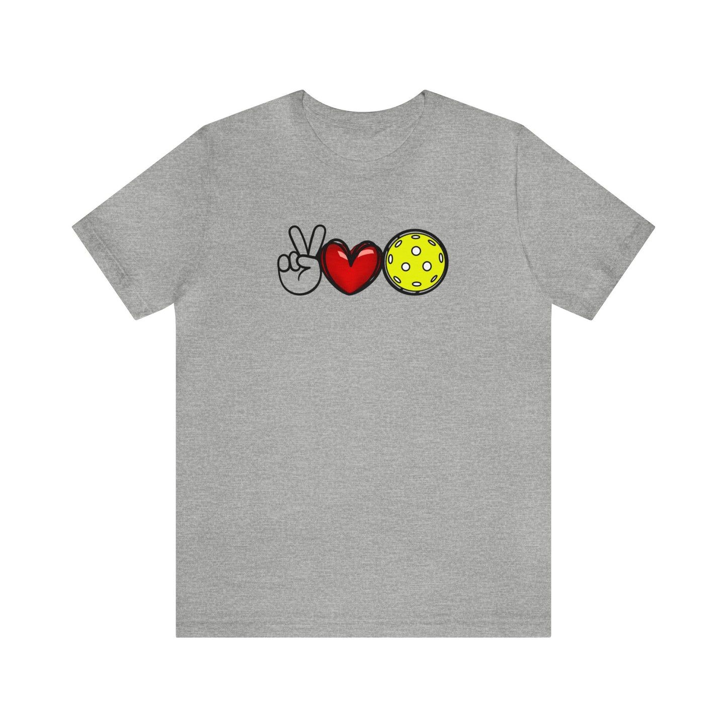 Peace, Love, Pickleball Unisex Premium T-Shirt