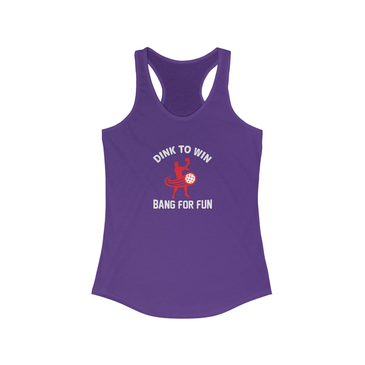 Dink To Win Bang For Fun Super Cute, Funny Pickleball Tank Top