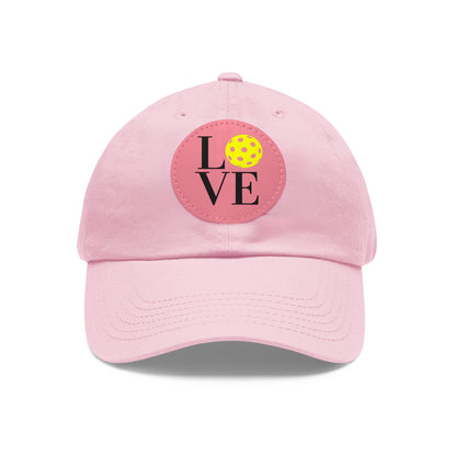 LOVE Pickleball Hat with Leather Patch