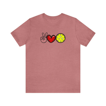 Peace, Love, Pickleball Super Cute Unisex Premium T-Shirt