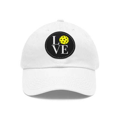 LOVE Pickleball Hat with Leather Patch
