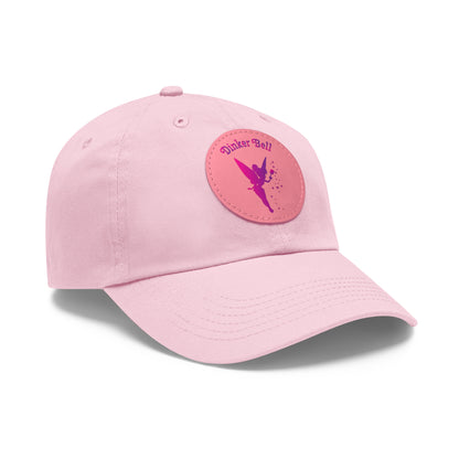 Dinker Bell Super Cute Pickleball Hat (printed with leather patch)