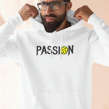 Sharp looking Passion Pickleball Premium Pullover Hoodie Pickleball Passion