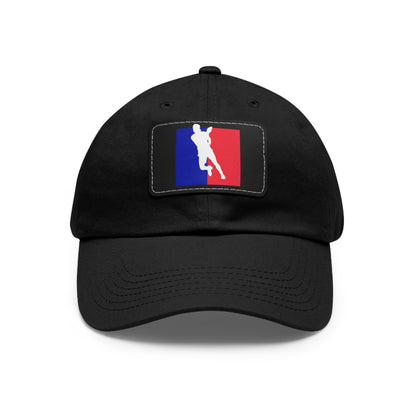 Pickleball Player Logo Hat (printed with leather patch)