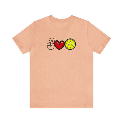 Peace, Love, Pickleball Unisex Premium T-Shirt