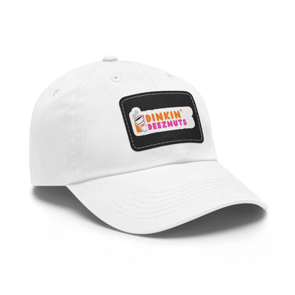 Dinkin Deeznuts Pickleball Hat with Leather Patch