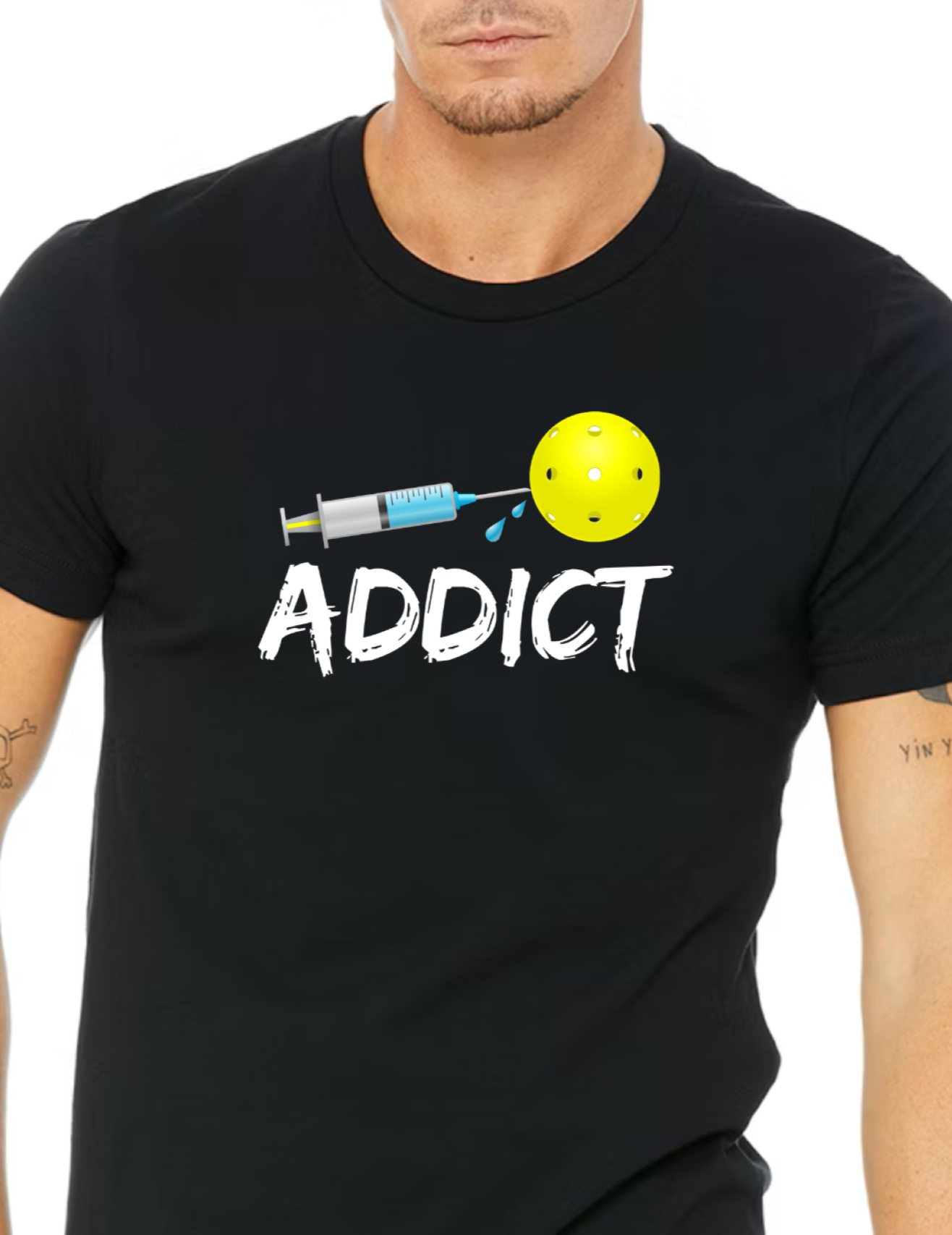 Sharp, witty, Unisex Pickleball Addict Premium T-Shirt