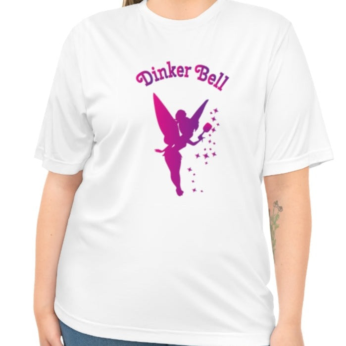 Super cute Unisex Dinker Bell Performance Pickleball T-shirt