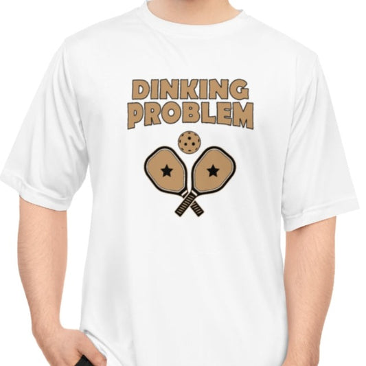 Unisex Dinking Problem Performance Pickleball T-shirt