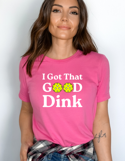 Unisex I Got That Good Dink Funny Premium Pickleball T-Shirt
