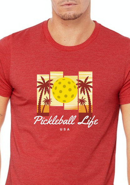 Unisex Pickleball Life USA Premium T-Shirt