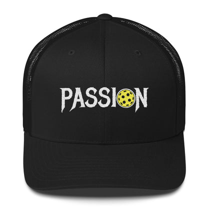 Gorgeous Passion Embroidered (with white) Pickleball Trucker Hat | Pickleball Passion