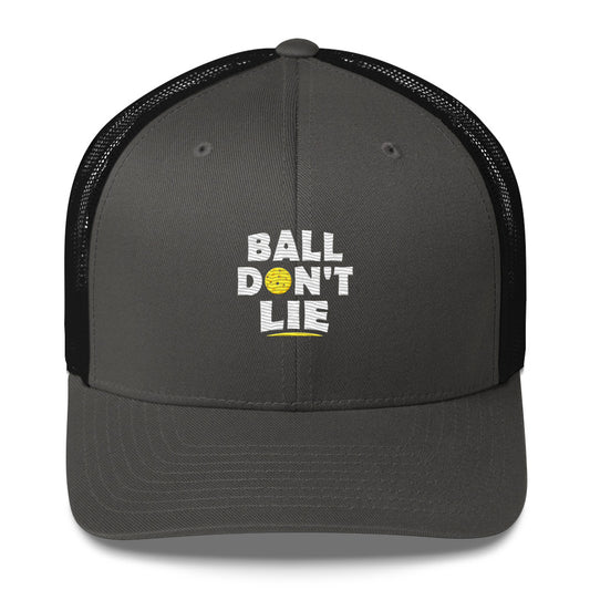 Ball Don't Lie Embroidered Pickleball Trucker Hat