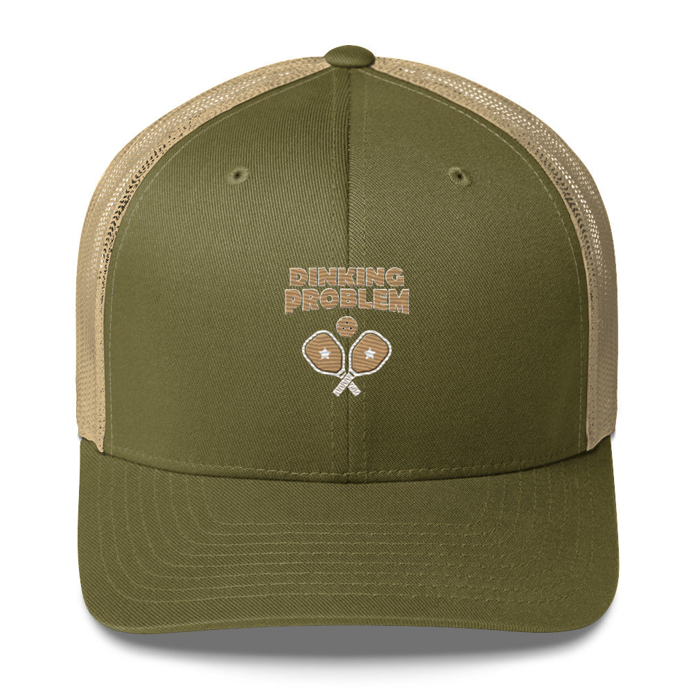 Dinking Problem Funny Embroidered Pickleball Trucker Hat