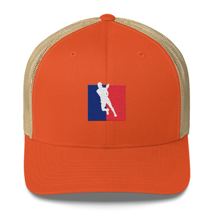 Pickleball Player Logo Embroidered Pickleball Trucker Hat