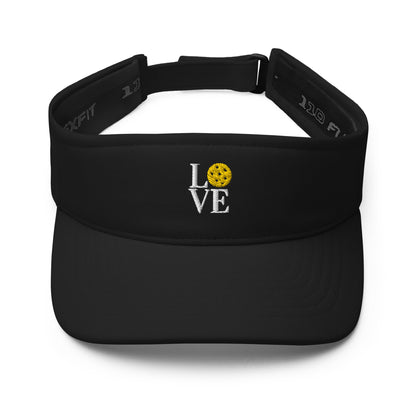 Stylish and clean looking LOVE Pickleball Embroidered Pickleball Visor