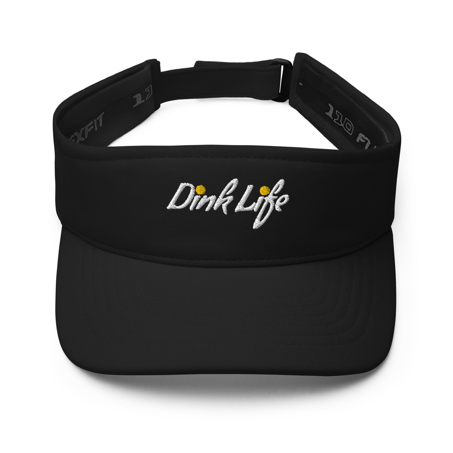 Gorgeous, classy, chic, stylish Dink Life embroidered pickleball visor.